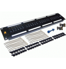 Патч-панель LANMASTER 48 портов, UTP, кат.6, 2U (LAN-PPL48U6)