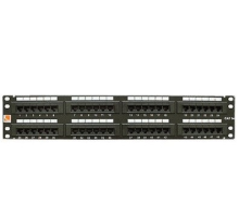Патч-панель LANMASTER 48 портов, UTP, кат.5E, 2U (LAN-PP48UTP5E)
