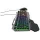 Клавиатура + мышь Оклик GMNG 700GMK клав:черный мышь:черный USB беспроводная Multimedia LED