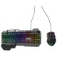 Клавиатура + мышь Оклик GMNG 700GMK клав:черный мышь:черный USB беспроводная Multimedia LED
