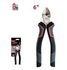 Шарнирно-губцевый инструмент Deli Диагональные бокорезы Deli DL0204 160мм, Cr-V, эксцентриковый шарнир, антикоррозийное покрытие, трехкомпонентная прорезиненная рукоять