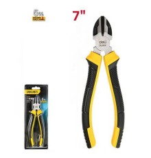 Диагональные бокорезы Deli DL0202  180мм, двухкомпонентная прорезиненная рукоять