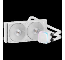 Жидкостная система охлаждения Ocypus Iota L24 WH ARGB White 280W/ All Intel/ AMD AM*/ Digital display / Screws