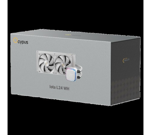 Жидкостная система охлаждения Ocypus Iota L24 WH ARGB White 280W/ All Intel/ AMD AM*/ Digital display / Screws Жидкостная система охлаждения Ocypus Iota L24 WH ARGB White 280W/ All Intel/ AMD AM*/ Digital display / Screws