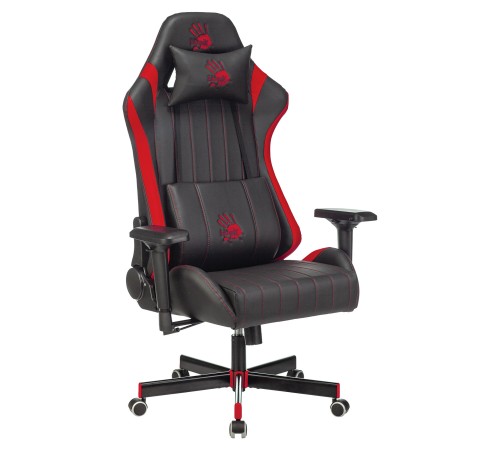 Кресло игровое A4Tech Bloody GC-990 черный/красный искусственная кожа крестовина металл