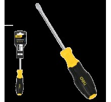 Шлицевая отвертка Deli DL6330751N 3х75мм сталь Cr-V, двухкомпонентная прорезиненная рукоять