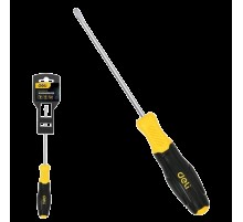 Шлицевая отвертка Deli DL6351501N 5х150мм сталь Cr-V, двухкомпонентная прорезиненная рукоять