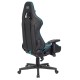Кресло игровое A4Tech X7 GG-1200 черный/голубой искусственная кожа крестовина пластик