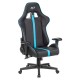 Кресло игровое A4Tech X7 GG-1200 черный/голубой искусственная кожа крестовина пластик