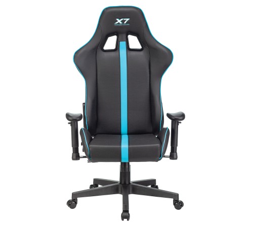Кресло игровое A4Tech X7 GG-1200 черный/голубой искусственная кожа крестовина пластик