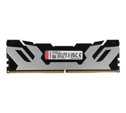 Модуль памяти Kingston OEM 24GB DDR5 7200 FURY Renegade Silver/Black XMP Non-ECC Unbuffered DIMM (Single Module) 1RX8 38-44-44 1.45V 288-pin 24Gbit