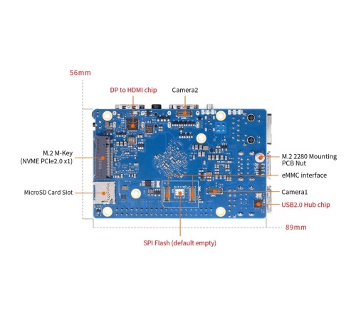Микрокомпьютер Orange Pi 5 Pro