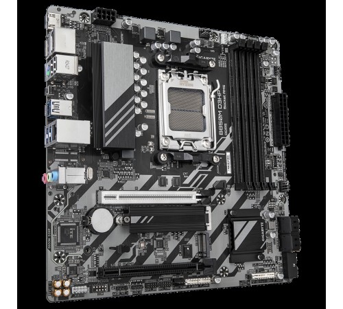 Материнская плата Gigabyte B850M D3HP SocketAM5 AMD B850 4xDDR5 mATX AC`97 8ch(7.1) GbLAN RAID+HDMI+DP