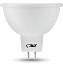 Лампа светодиодная Gauss Black 7Вт цок.:GU5.3 рефлектор 220B 4100K св.свеч.бел.ней. MR16 (упак.:10шт) (101505207)