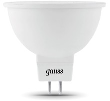 Лампа светодиодная Gauss Black 5Вт цок.:GU5.3 рефлек. 220B 4100K св.свеч.бел.нейт. MR16 (упак.:10шт) (101505205)