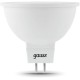 Лампа светодиодная Gauss Black 5Вт цок.:GU5.3 рефлек. 220B 4100K св.свеч.бел.нейт. MR16 (упак.:10шт) (101505205)