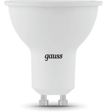 Лампа светодиодная Gauss Black 5Вт цок.:GU10 рефлек. 220B 4100K св.свеч.бел.нейт. MR16 (упак.:10шт) (101506205)