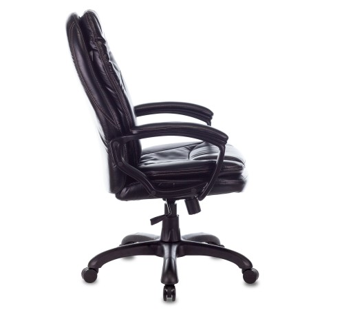 Кресло руководителя Бюрократ CH-868N черный Leather Venge Black искусственная кожа крестовина пластик
