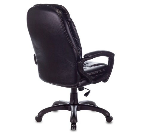 Кресло руководителя Бюрократ CH-868N черный Leather Venge Black искусственная кожа крестовина пластик