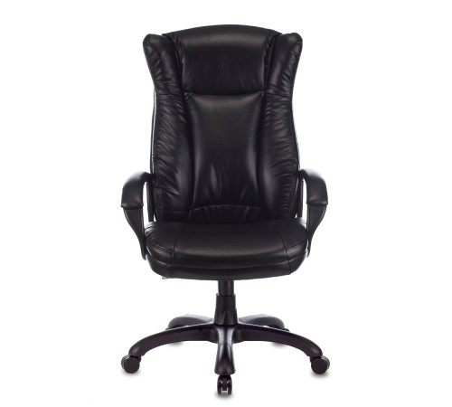 Кресло руководителя Бюрократ CH-879N черный Leather Venge Black искусственная кожа крестовина пластик