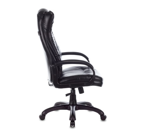 Кресло руководителя Бюрократ CH-879N черный Leather Venge Black искусственная кожа крестовина пластик