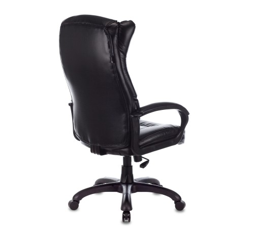 Кресло руководителя Бюрократ CH-879N черный Leather Venge Black искусственная кожа крестовина пластик