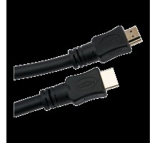 Кабель HDMI Cablexpert CC-HDMI4L-15M, 15м, v2.0, 19M/19M, серия Light, черный, позол.разъемы, экран, пакет
