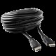 Кабель HDMI Cablexpert CC-HDMI4L-15M, 15м, v2.0, 19M/19M, серия Light, черный, позол.разъемы, экран, пакет