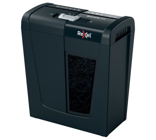 Шредер Rexel Secure S5 EU черный (секр.Р-2)/ленты/5лист./10лтр./скрепки/скобы Шредер Rexel Secure S5 EU черный (секр.Р-2)/ленты/5лист./10лтр./скрепки/скобы