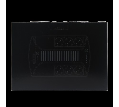 Источник бесперебойного питания (ИБП) Raskat VS-850VA 850VA, 510Вт, 6хCEE 7 Источник бесперебойного питания (ИБП) Raskat VS-850VA 850VA, 510Вт, 6хCEE 7