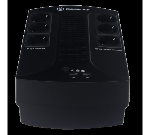Источник бесперебойного питания (ИБП) Raskat VS-850VA 850VA, 510Вт, 6хCEE 7 Источник бесперебойного питания (ИБП) Raskat VS-850VA 850VA, 510Вт, 6хCEE 7
