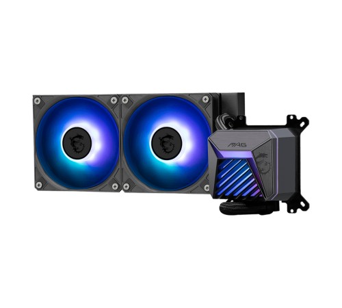 Жидкостная система охлаждения MSI MAG CORELIQUID A15 240 2x ARGB Fan, ARGB Block Жидкостная система охлаждения MSI MAG CORELIQUID A15 240 2x ARGB Fan, ARGB Block