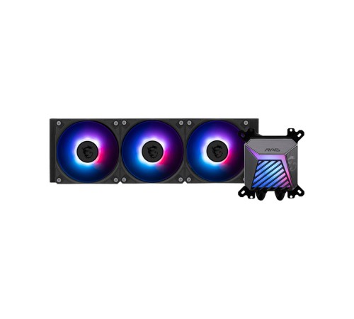 Жидкостная система охлаждения MSI MAG CORELIQUID A15 360 3 x ARGB Fan, ARGB Block Жидкостная система охлаждения MSI MAG CORELIQUID A15 360 3 x ARGB Fan, ARGB Block