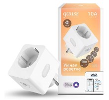 Умная розетка Gauss SP-10A EU Wi-Fi белый (5510122)