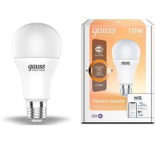 Умная лампа Gauss IoT Smart Home E27 10Вт 1055lm Wi-Fi (упак.:1шт) (1070112)