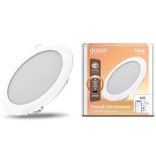 Умный светильник Gauss IoT Smart Home потолоч. белый (2020122)