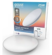 Умный светильник Gauss IoT Smart Home настенно-потолочный белый (2050112)