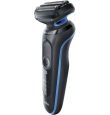 Бритва сетчатая Braun Series 5 51-B1000s реж.эл.:3 питан.:аккум. черный/синий