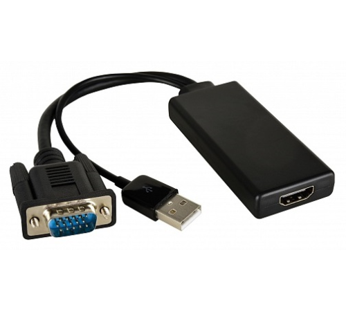 62 Kramer ADC-GM/HF Переходник VGA вилка на HDMI розетка активный (99-9698002)