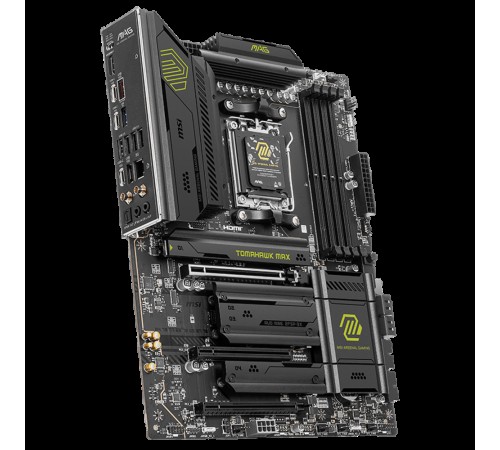 Материнская плата MSI MAG B850 TOMAHAWK MAX WIFI  SocketAM5 AMD B850 4xDDR5 ATX AC`97 8ch(7.1) 5Gigabit RAID+HDMI