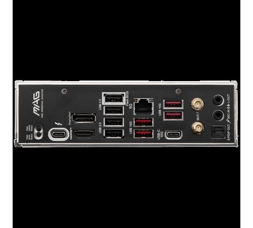 Материнская плата MSI MAG B860 TOMAHAWK WIFI B860, LGA1851, 4*DDR5, 2*PCIEx16, 1*PCIEx1, 3*M.2, 3*TypeC, 4*USB3.2Gen2, 2*USB3.2Gen1, 8*USB2.0, 4*SATA3.0, 5G, Type-C DP, DP, HDMI, ATX, RTL