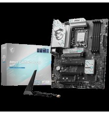 Материнская плата MSI B860 GAMING PLUS WIFI B860, LGA1851, 4*DDR5, 4*PCIEx16, 3*M.2, 1*TypeC, 2*USB3.2Gen2, 6*USB3.2Gen1, 8*USB2.0, 4*SATA3.0, 5G, Type-C DP, DP, HDMI, ATX, RTL