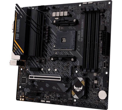 Материнская плата Asus TUF GAMING B550M-E Soc-AM4 AMD B550 4xDDR4 mATX AC`97 8ch(7.1) GbLAN RAID+VGA+HDMI+DP