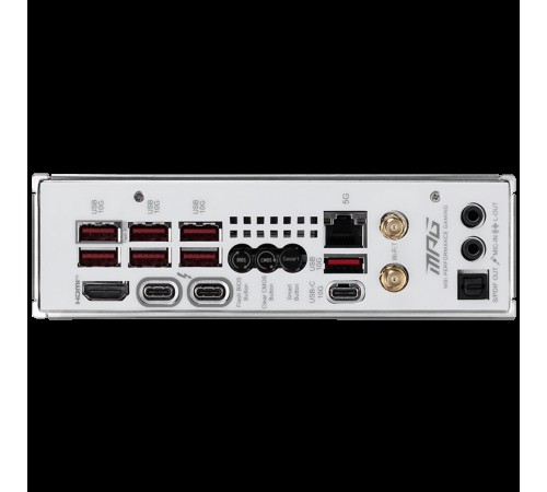 Материнская плата MSI MPG Z890I EDGE TI WIFI Z890, LGA1851, 4*DDR5, 2*PCIEx16, 1*PCIEx1, 5*M.2, 2*TypeC, 4*USB3.2Gen2, 6*USB3.2Gen1, 5*USB2.0, 4*SATA3.0, 5G, 2*Type-C DP, HDMI, ATX, RTL