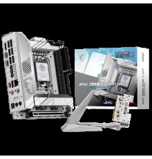 Материнская плата MSI MPG Z890I EDGE TI WIFI Z890, LGA1851, 4*DDR5, 2*PCIEx16, 1*PCIEx1, 5*M.2, 2*TypeC, 4*USB3.2Gen2, 6*USB3.2Gen1, 5*USB2.0, 4*SATA3.0, 5G, 2*Type-C DP, HDMI, ATX, RTL