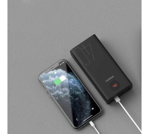 Мобильный аккумулятор Romoss PEA40 40000mAh 2.4A черный Мобильный аккумулятор Romoss PEA40 40000mAh 2.4A черный