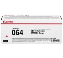 Картридж лазерный Canon CRG 064 M 4933C001 пурпурный (1500стр.) для Canon MF832Cdw