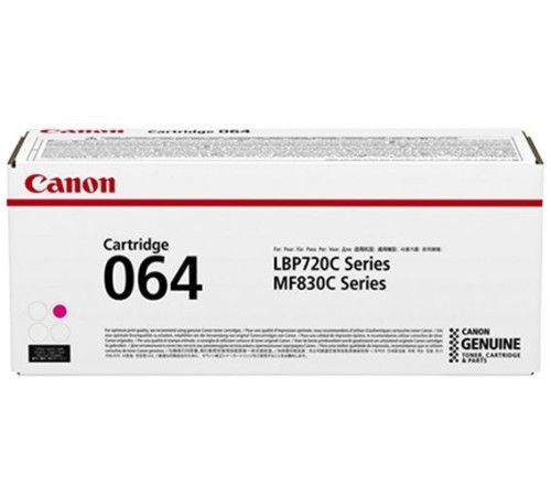 Картридж лазерный Canon CRG 064 M 4933C001 пурпурный (1500стр.) для Canon MF832Cdw
