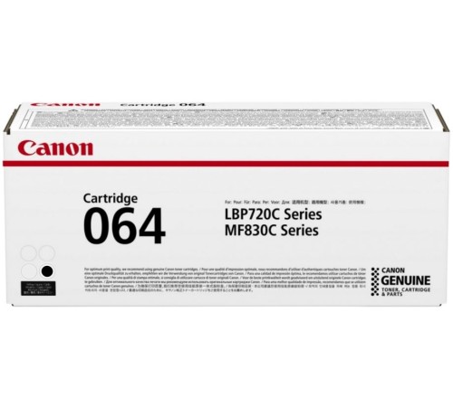 Картридж лазерный Canon CRG 064 BK 4937C001 черный (1500стр.) для Canon MF832Cdw