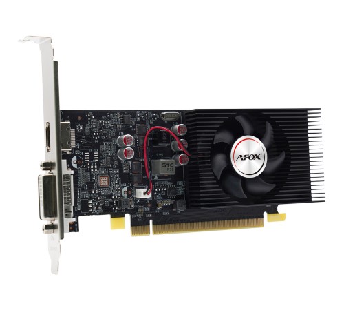 Видеокарта Afox GT1030 4GB GDDR4 64bit DVI HDMI 1FAN LP RTL Видеокарта Afox GT1030 4GB GDDR4 64bit DVI HDMI 1FAN LP RTL